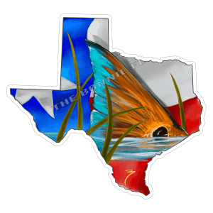 Brandon Finnorn Texas Redfish Sticker