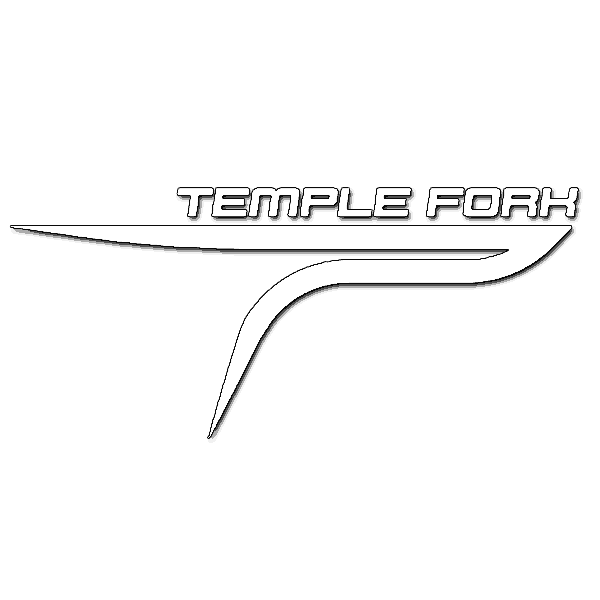 Temple Fork Die Cut Sticker
