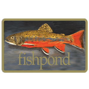 Fishpond Brookie 5" Sticker