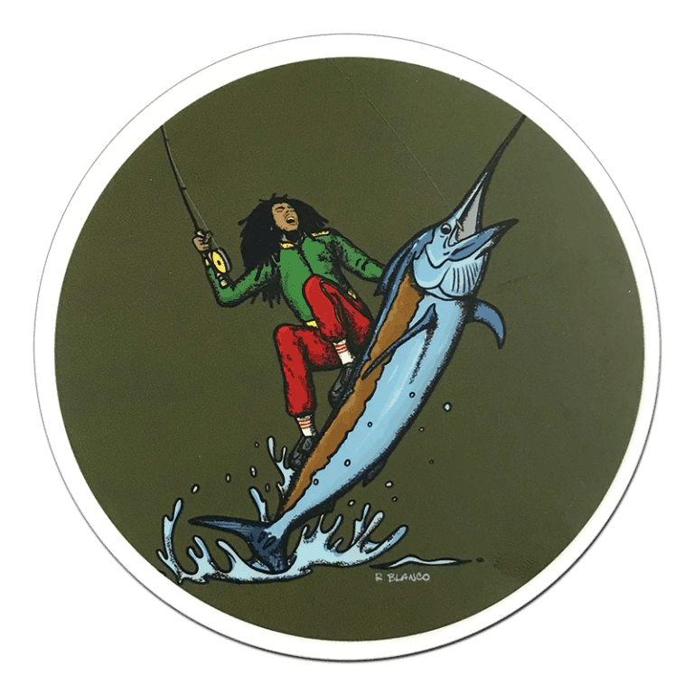 Richard Blanco Bob Marlin Stickers