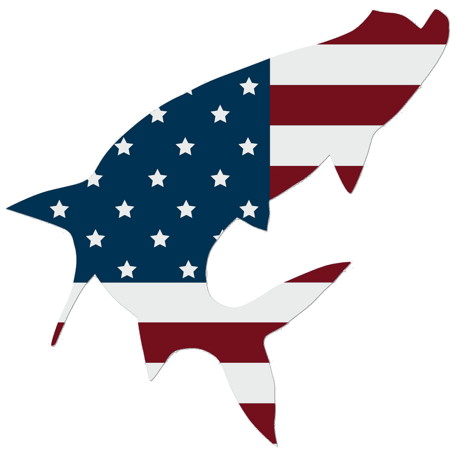 Simms USA Tarpon Decal Fly Fishing Stickers and Decals