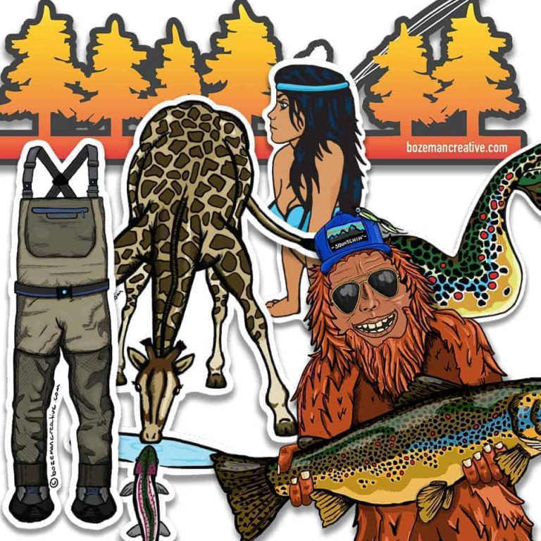 Bozeman Creative Stickers