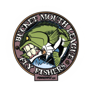 FrankenFly Bucket Mouth League Fly Fishiers Sticker