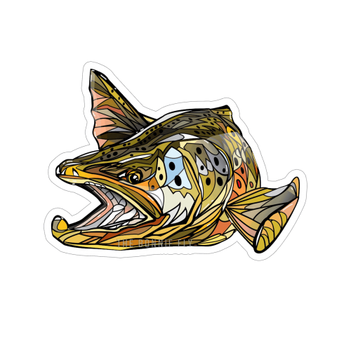 Artist Fly Fishing Stickers - Fly Slaps Fly Fishing Stickers and Decals