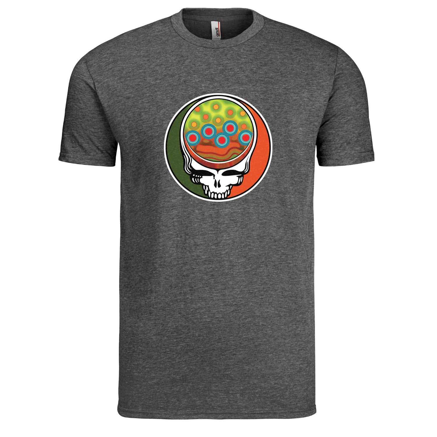 Steal Your Face Brook Trout T-Shirt - Fly Slaps Fly Fishing Stickers and  Decals