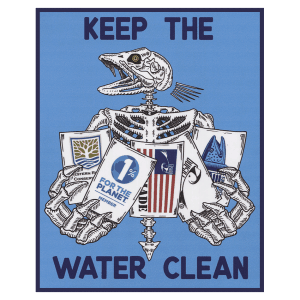 Rising Keep The Water Clean Sticker