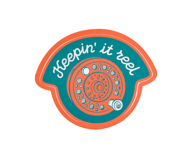 Sendero Keepin It Reel Sticker