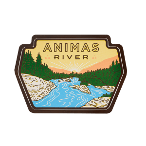 Sendero River Animas Sticker