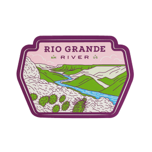 Sendero River Rio Grande Sticker