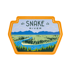 Sendero River Snake Sticker