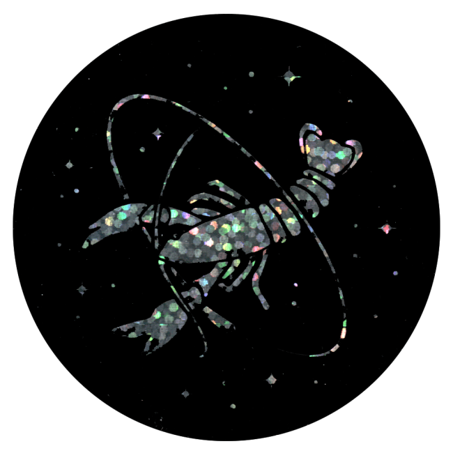 Howler Cosmic Crawfish Sticker