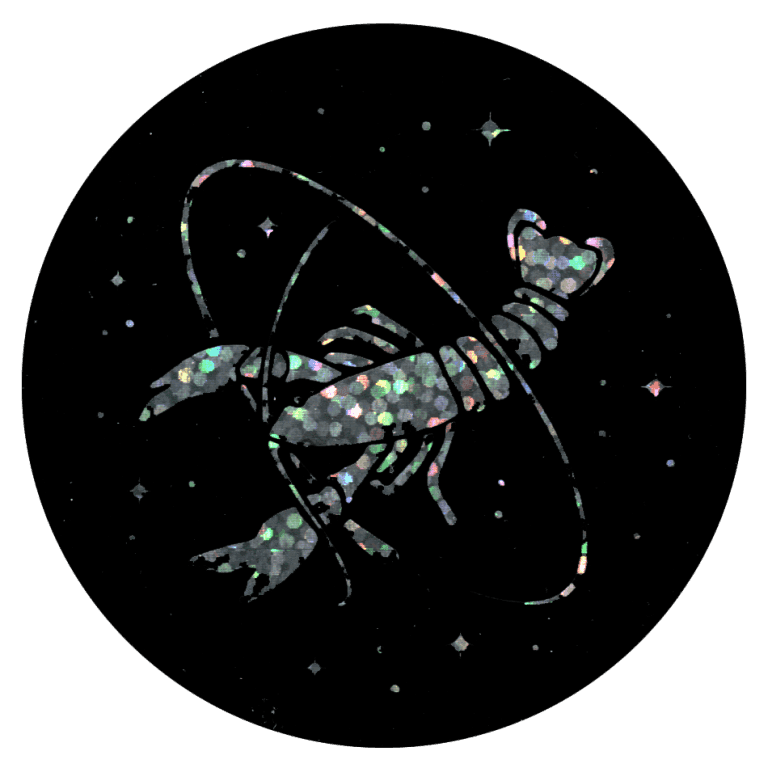 Howler Cosmic Crawfish Sticker