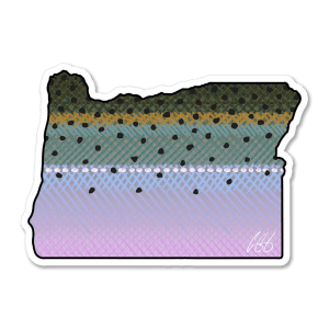 Casey Underwood Oregon Steelhead Sticker