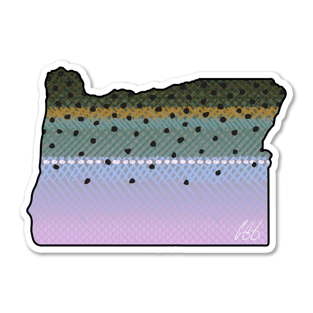 Steelhead Fishing Sticker - Aftershock Decals
