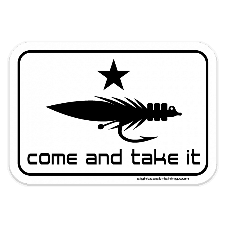 Sight Cast Salt Water Fly Fishing Come And Take It Sticker
