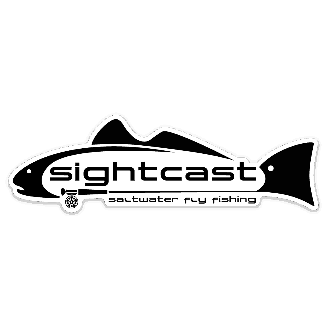 Sight Cast Fishing Company Fly Fishing Redfish Sticker - Fly Slaps