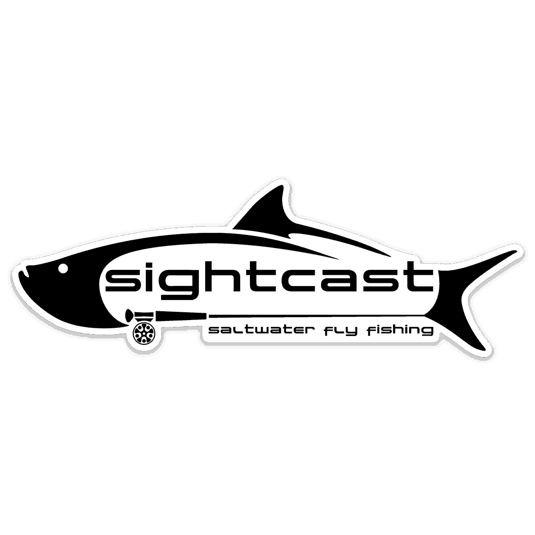 Sight Cast Fishing Company Fly Fishing Tarpon Sticker - Fly Slaps Fly Fishing  Stickers and Decals