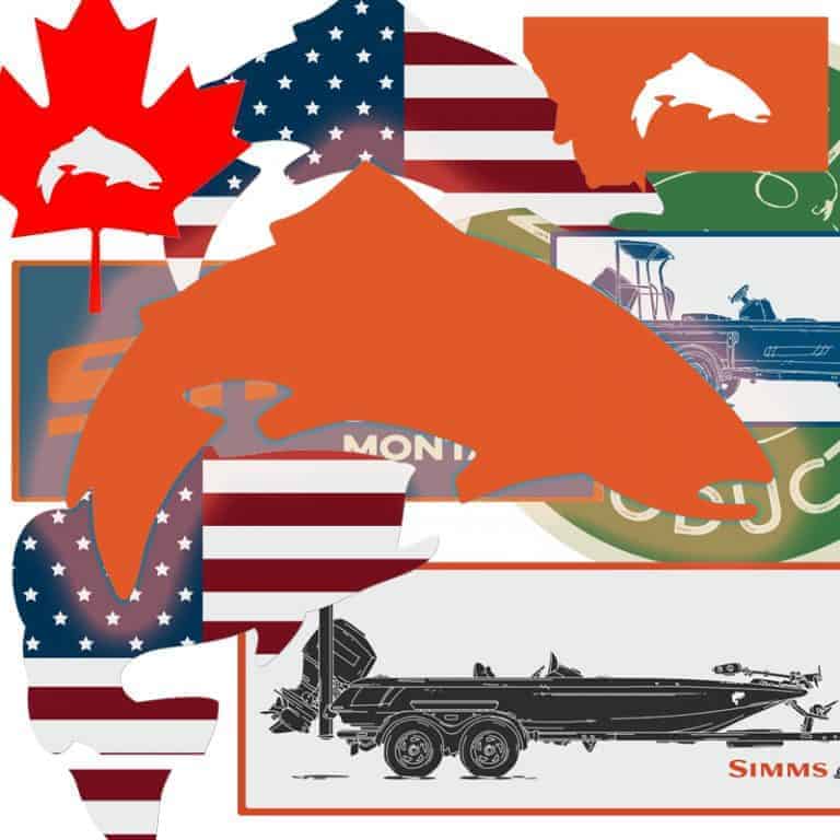 simms fishing company stickers 2018