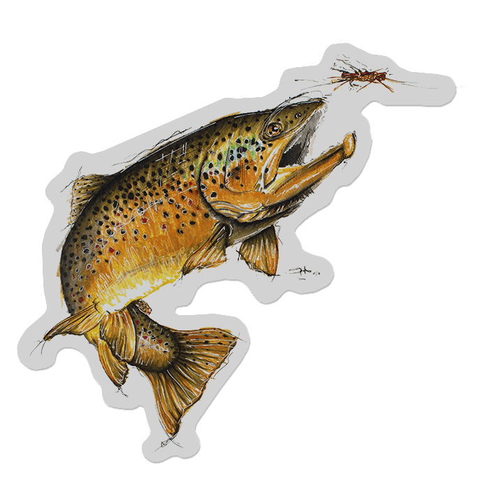 https://flyslaps.com/wp-content/uploads/2018/11/Cory-Street-Leaping-Brown-Trout-Decal.png
