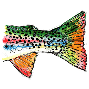 Ryan Keene Rainbow Tail Sticker