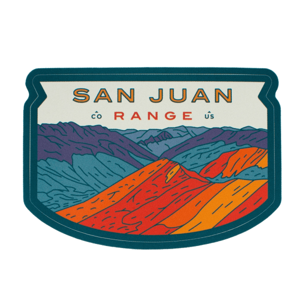 Sendero San Juan Range Sticker