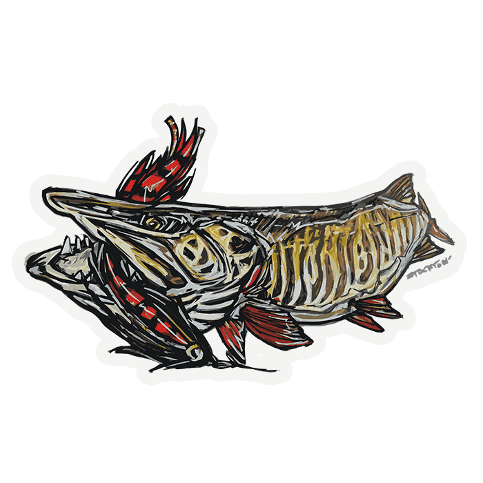 Montana Fly Fishing Sticker - Vinyl Decal For Tackle Box, Cooler & Gear, Made In USA