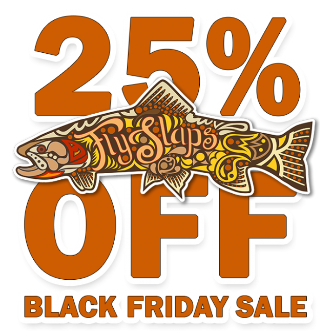 25% Black Friday Fly Slaps Ornamented Cutthroat Trout