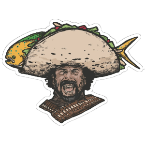 Richard Blanco El Taco Sticker
