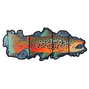 Brown Trout Archives - Fly Slaps Fly Fishing Stickers and Decals