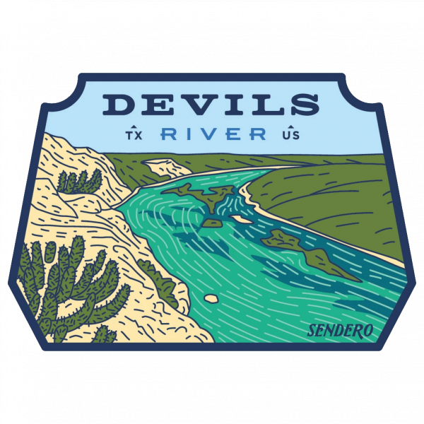 Sendero Devils River Sticker
