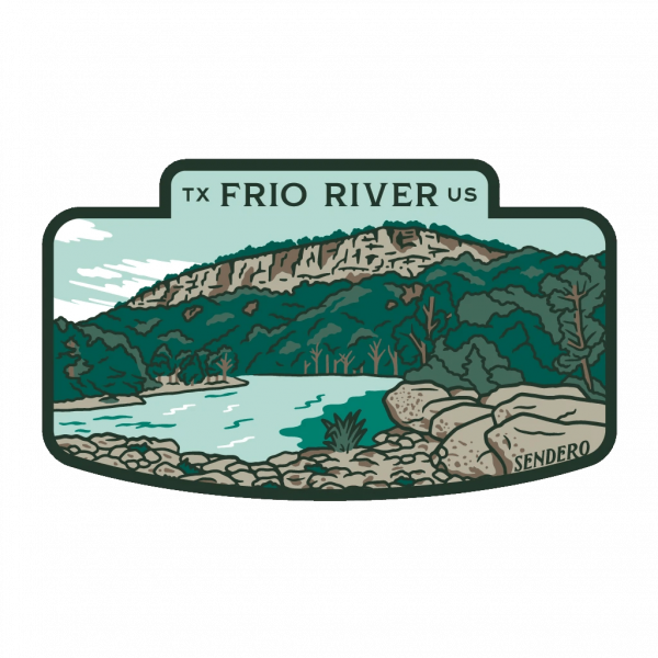 Sendero Frio River Sticker