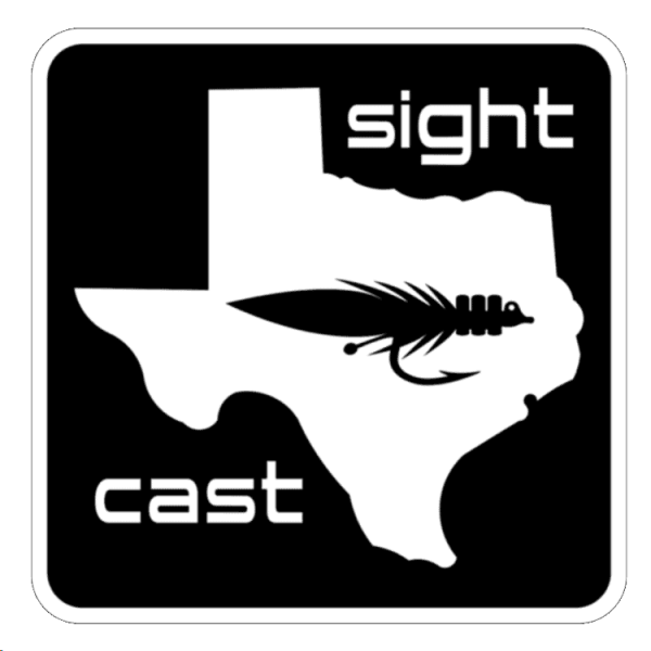 Sight Cast Texas FM Fly Sticker