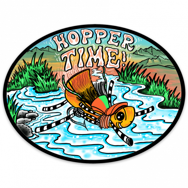 Fly Slaps x Josh May Hopper Time Sticker