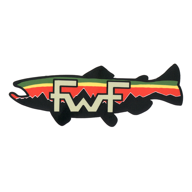 Josh May Fish Whistle Friendly Sticker - Fly Slaps Fly Fishing