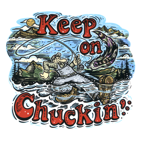 Josh May Keep On Chuckin Sticker