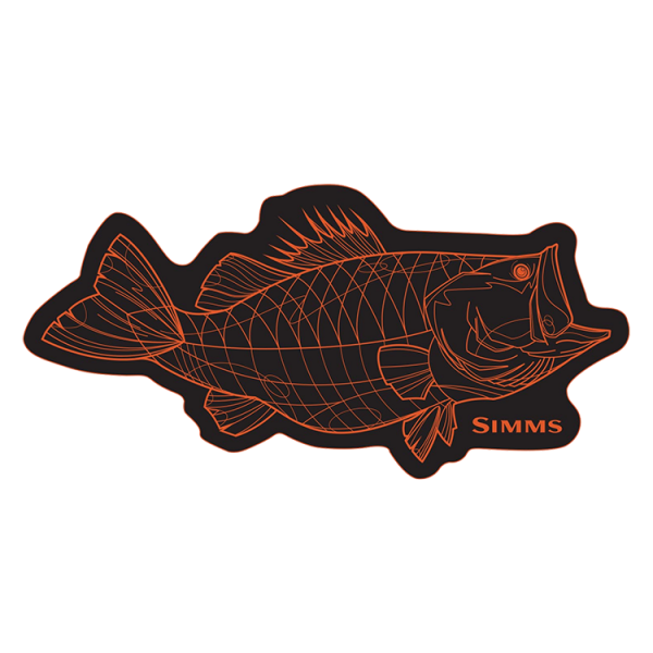 Simms Bass Line Sticker