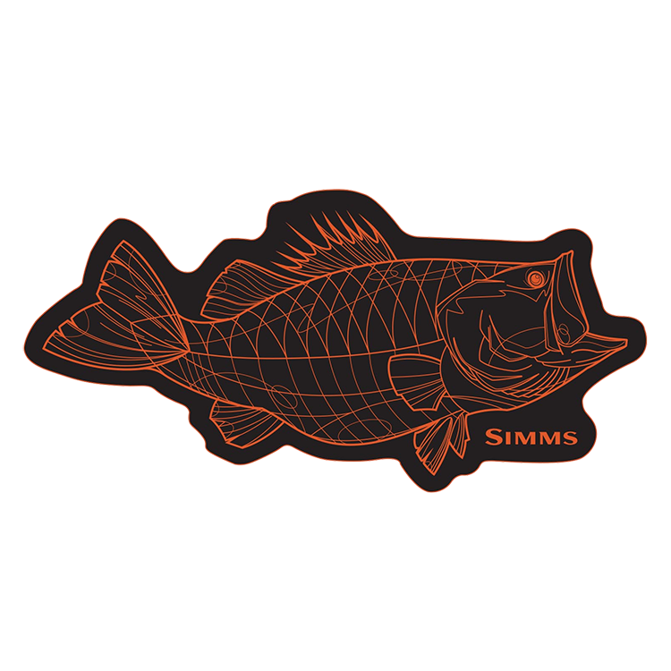 Simms Bass Line Sticker