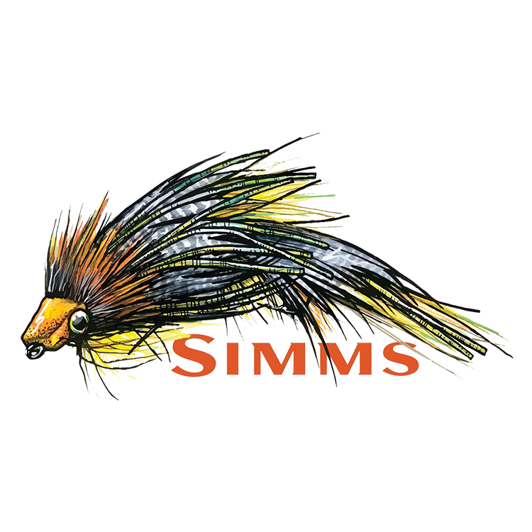 Simms Streamer Sticker - Fly Slaps Fly Fishing Stickers and Decals