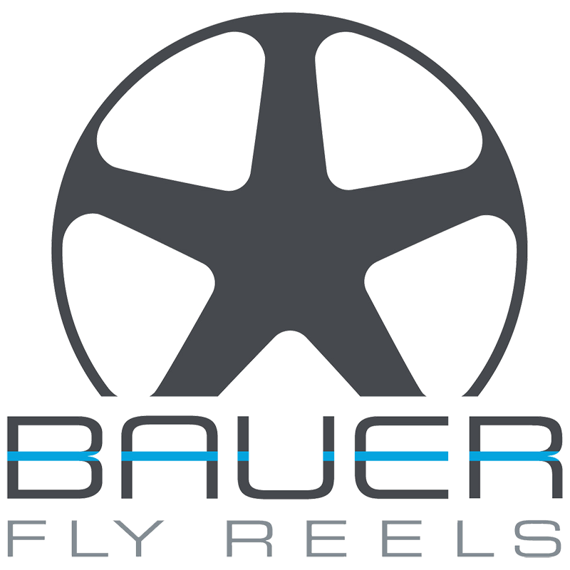 Bauer Fly Reels Clear Logo Sticker - Fly Slaps Fly Fishing Stickers and  Decals