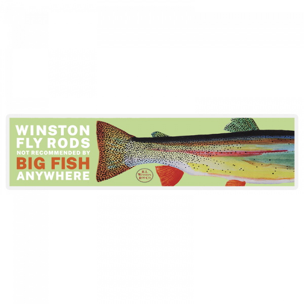 Winston Rods Big Fish Sticker