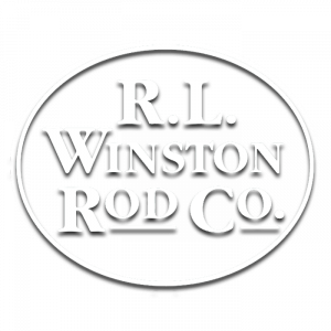 Winston Rods White Logo Sticker