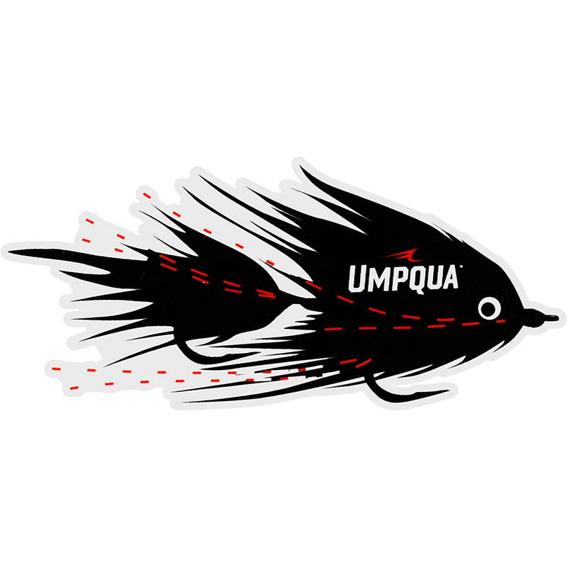 Umpqua Feather Merchants Streamer Sticker