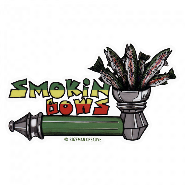 Boseman Creative Smokin Bows Sticker