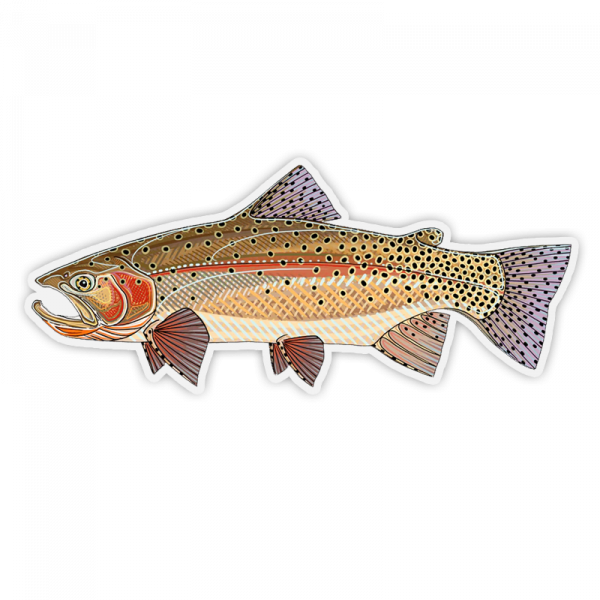 Casey Underwood Yellowstone Cutthroat Trout Decal