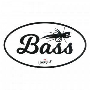 umpqua feather merchants bass sticker