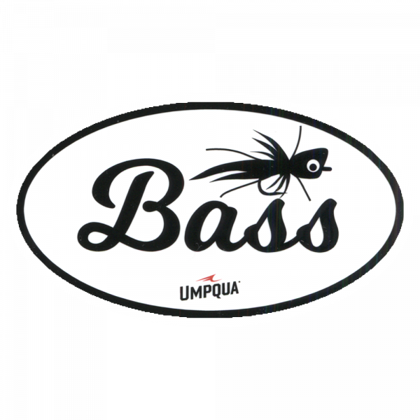 umpqua feather merchants bass sticker