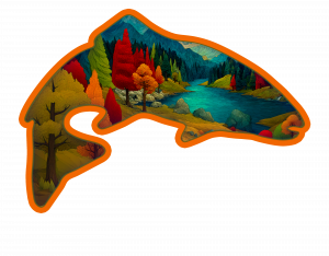 Fly Slaps Free Fall Trout Pattern Fish (Small 3")