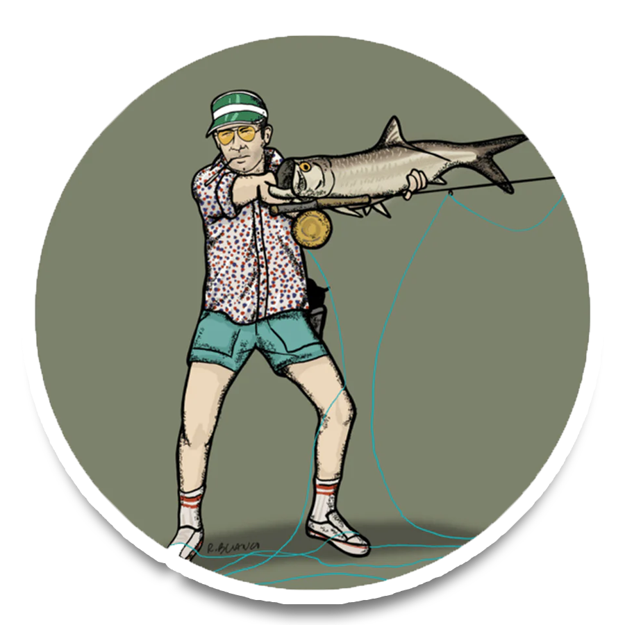 Richard Blanco Hunter Snares Tarpon Sticker