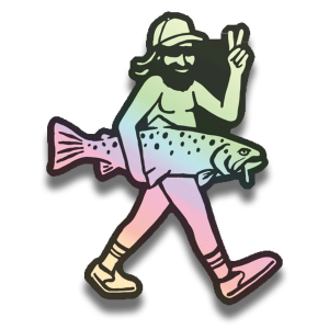 Richard Blanco Peace Out Trout Sticker